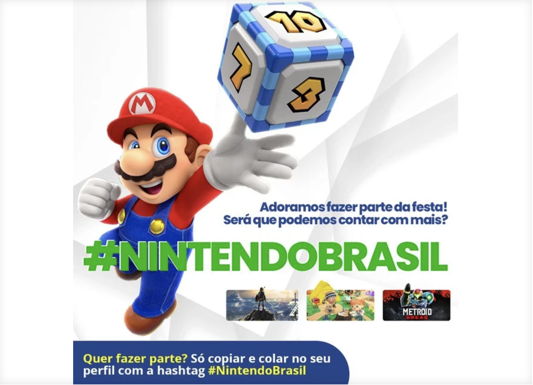 Promotional poster of Nintendo’s first Brazilian localization